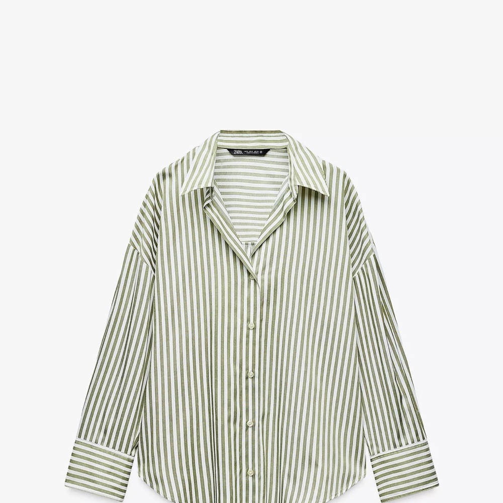 Zara Basic Poplin Shirt NWOT
